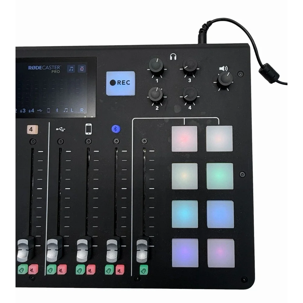 Rode Rodecaster Pro Podcast Production Studio All In One Mic Headset Manual